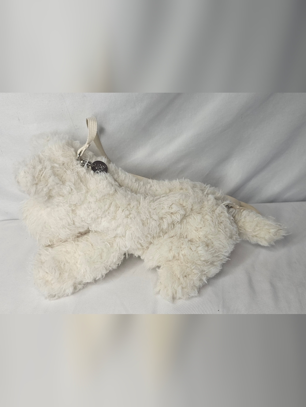 Jellycat Munro Scottie Dog Bag Plush White Terrier Puppy Crossbody Purse Rare - Picture 4 of 14